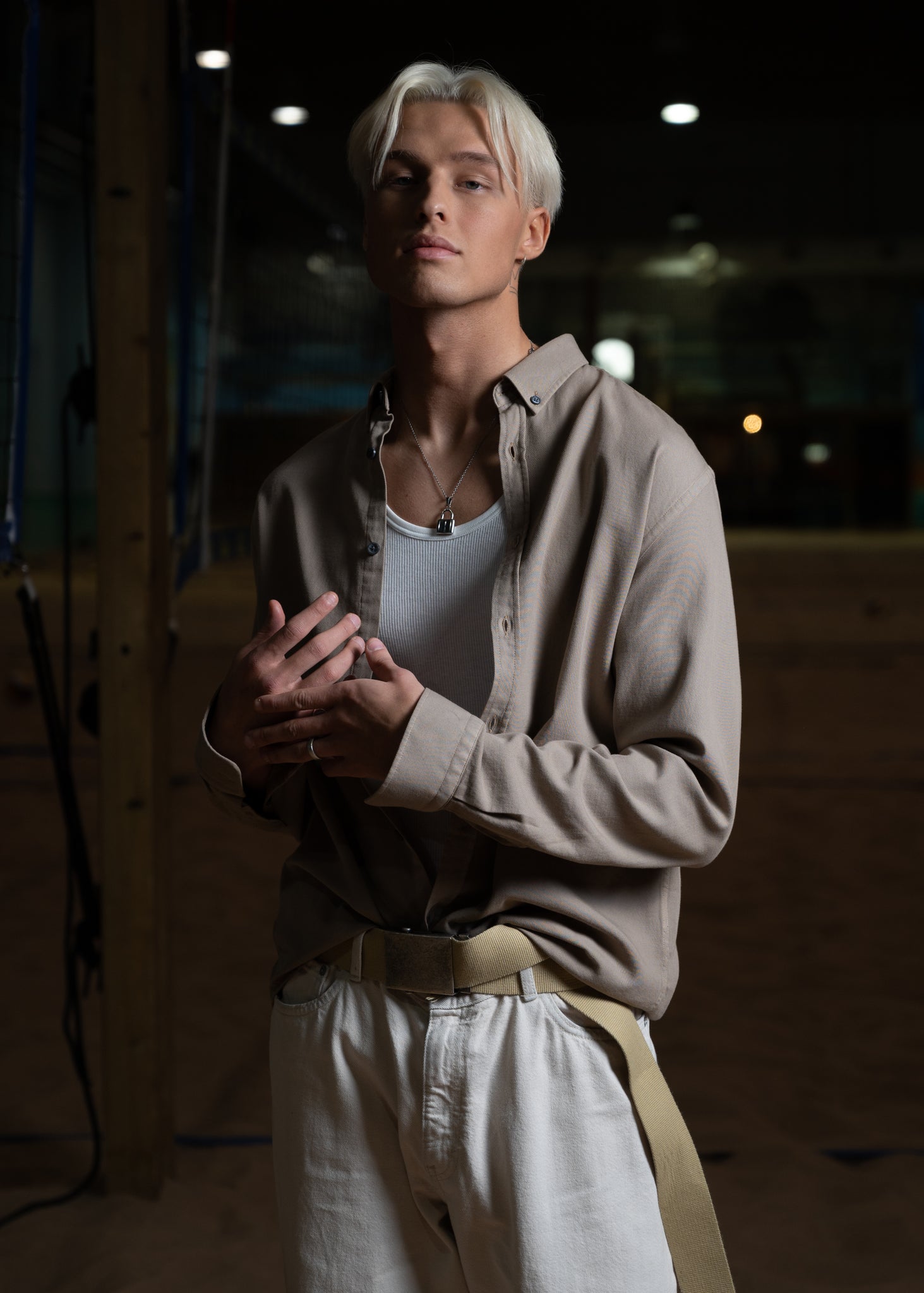 Kalle Helenius in Washed Twill Shirt