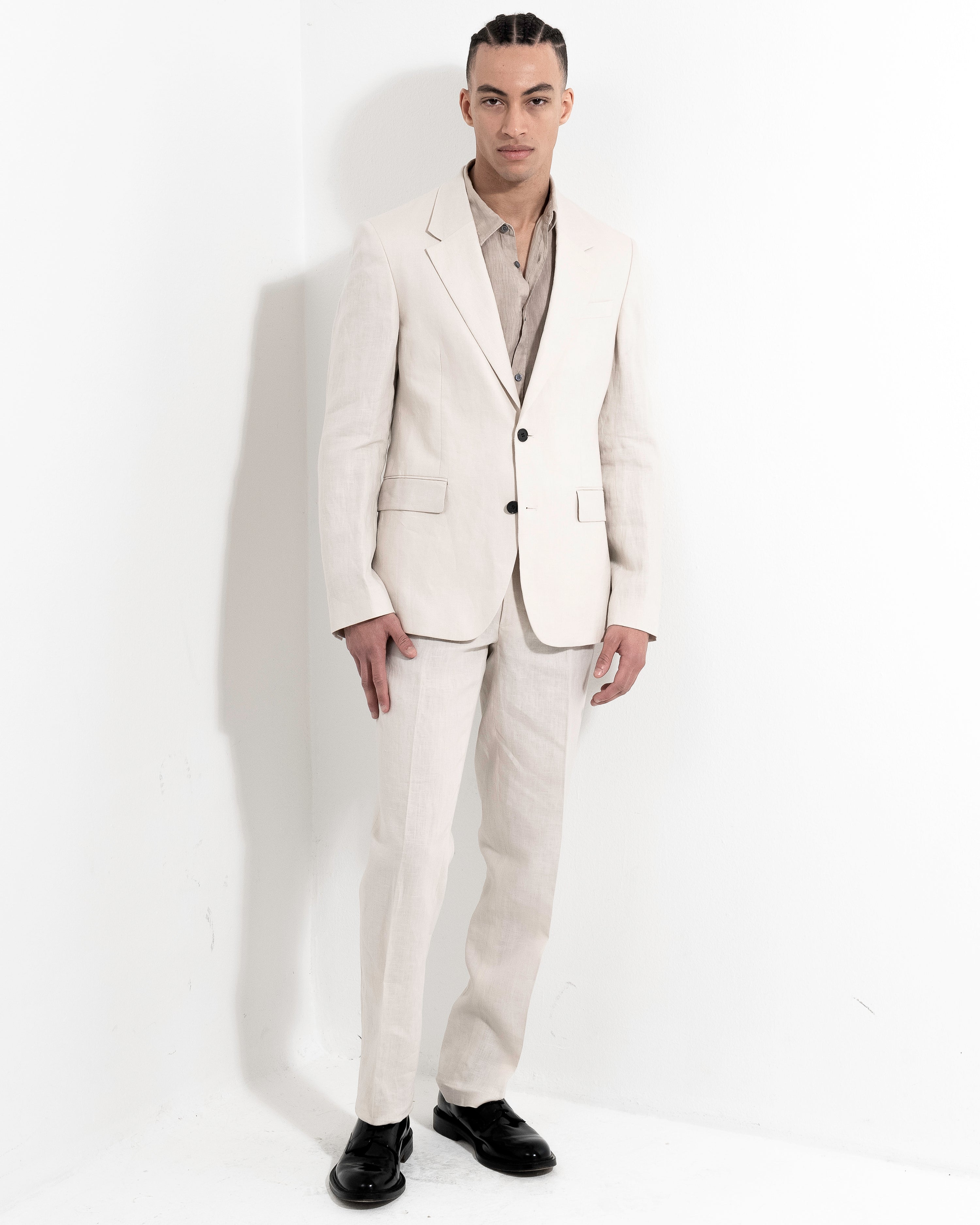 Airo Linen Suit Jacket - Nature