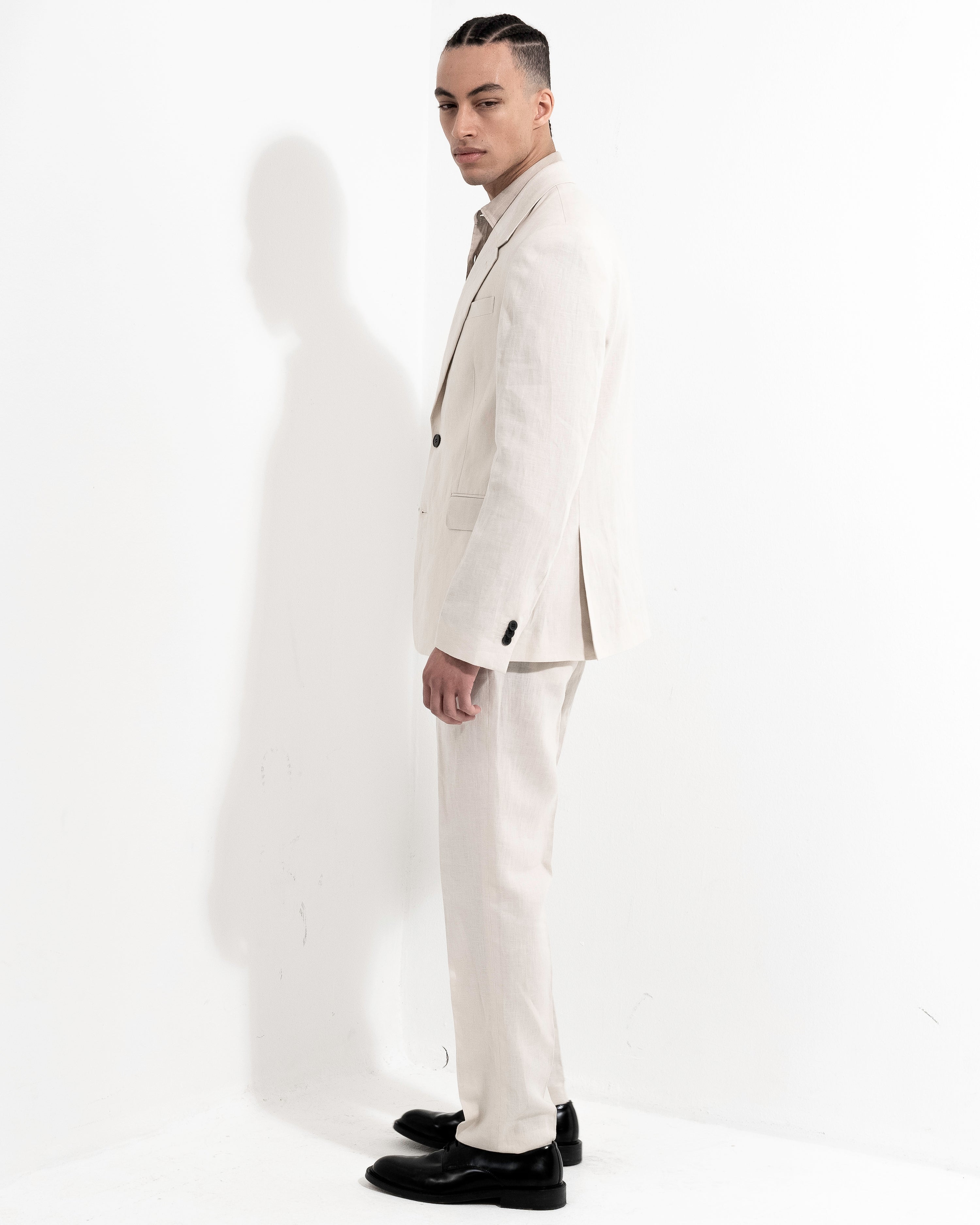 Airo Linen Suit Jacket - Nature