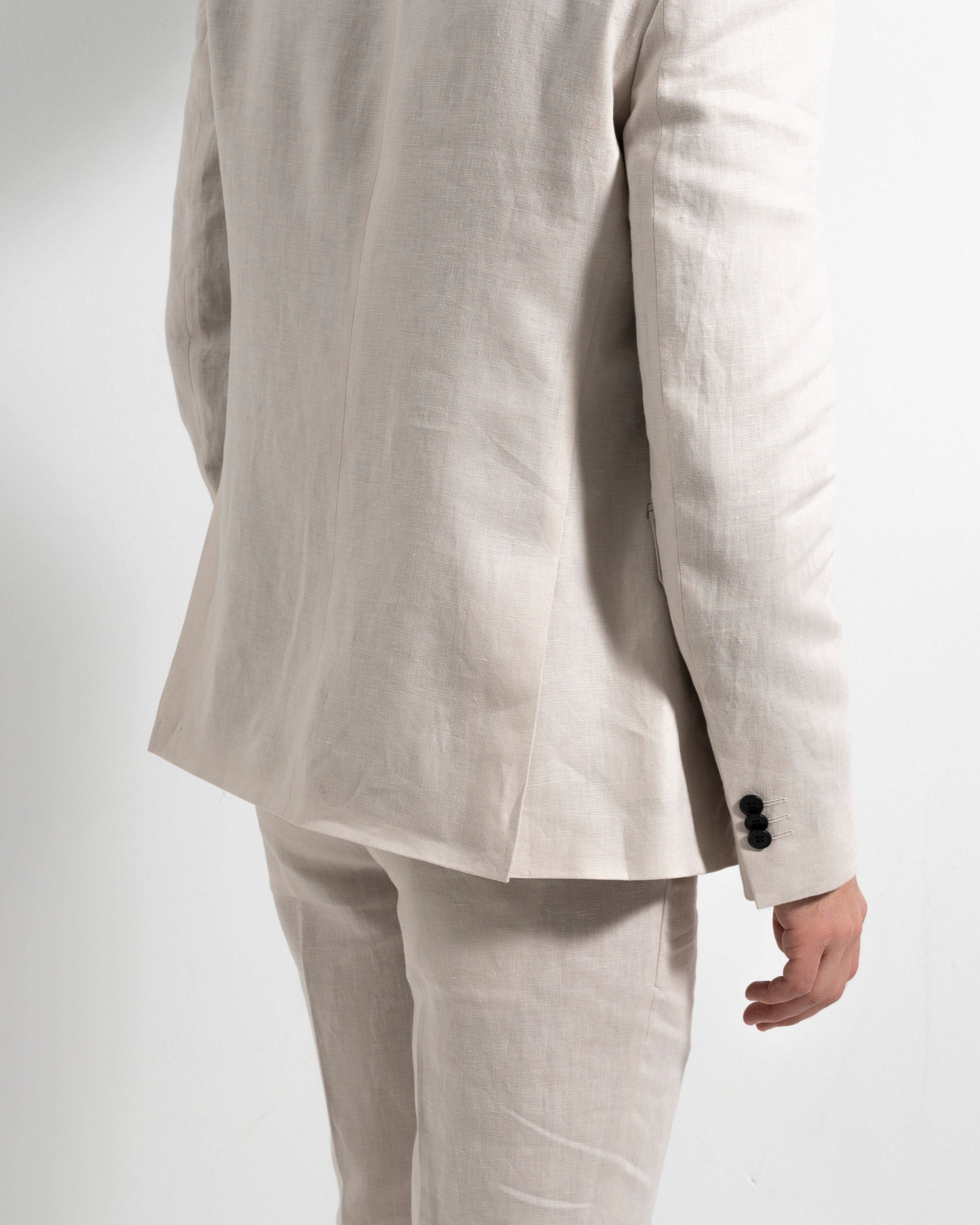 Airo Linen Suit Jacket - Nature