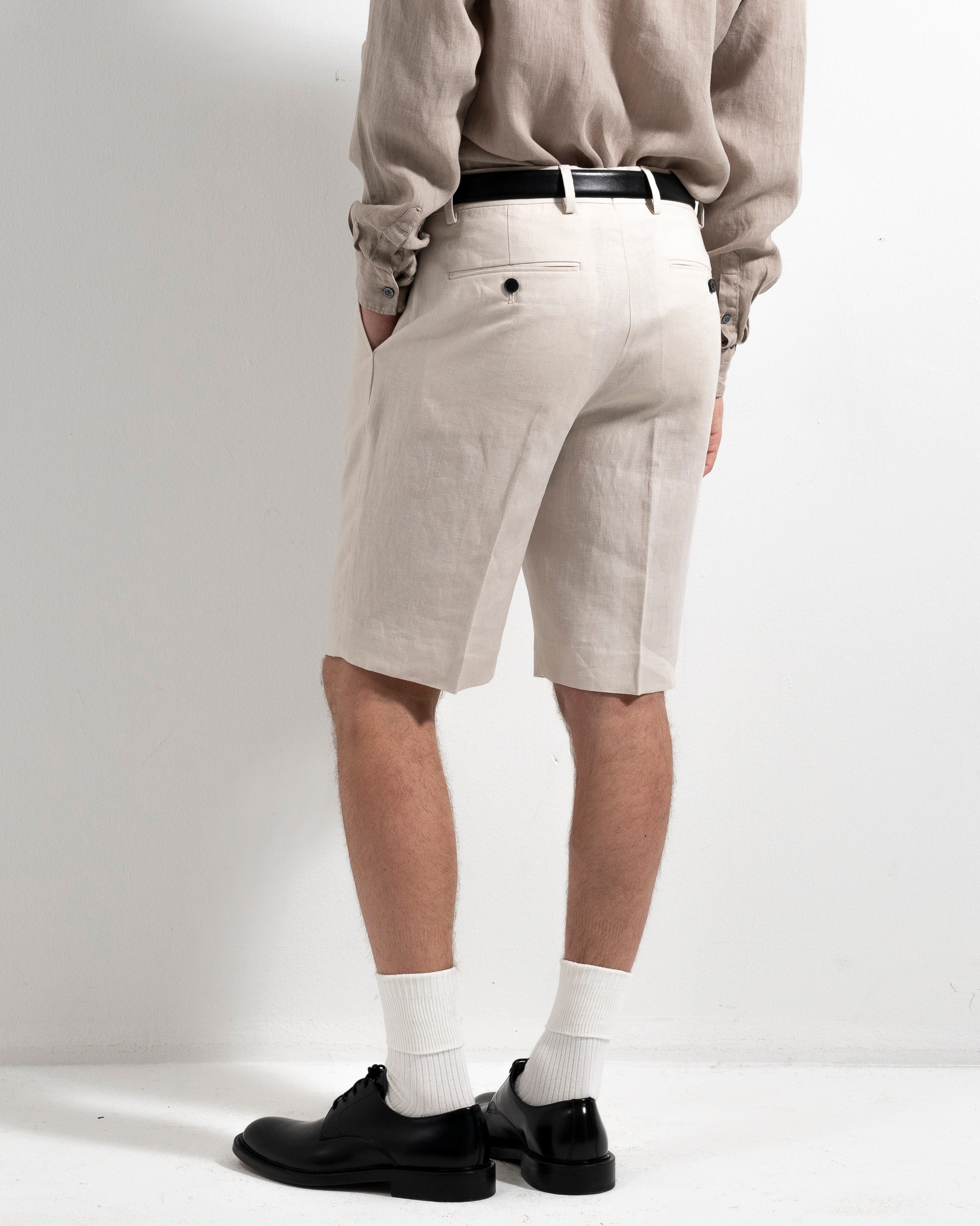Airo Linen Shorts - Nature