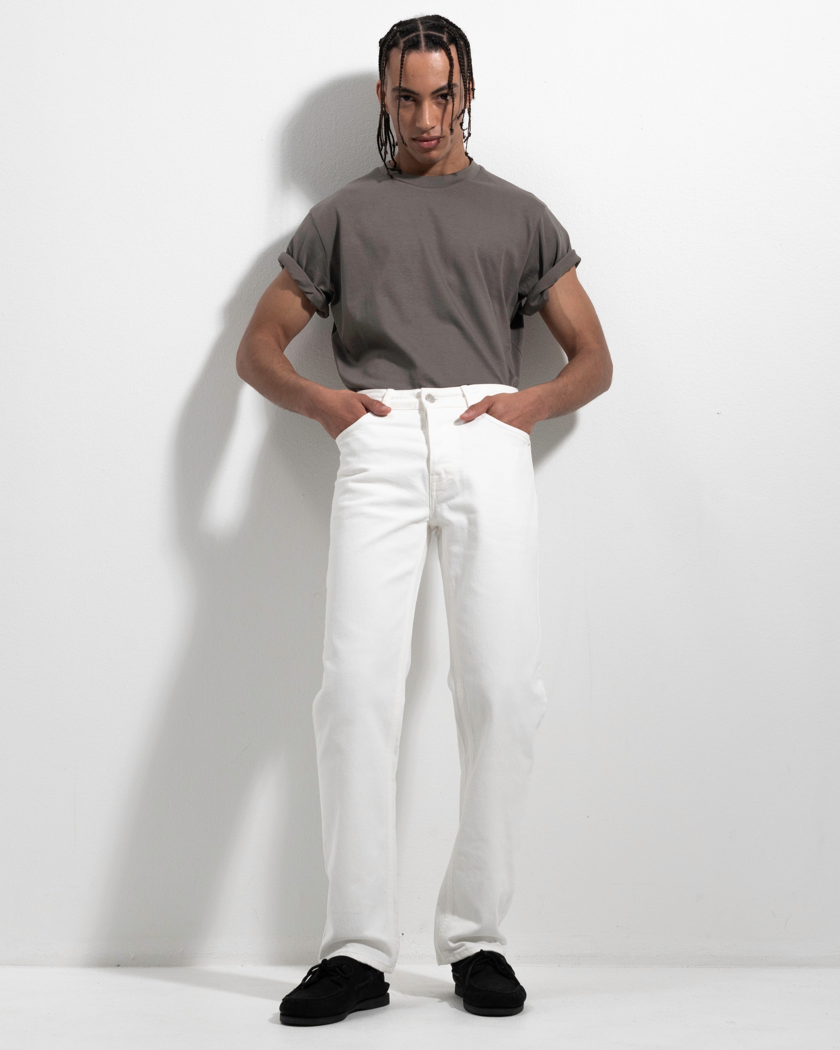 Regular Fit Jeans - Offwhite