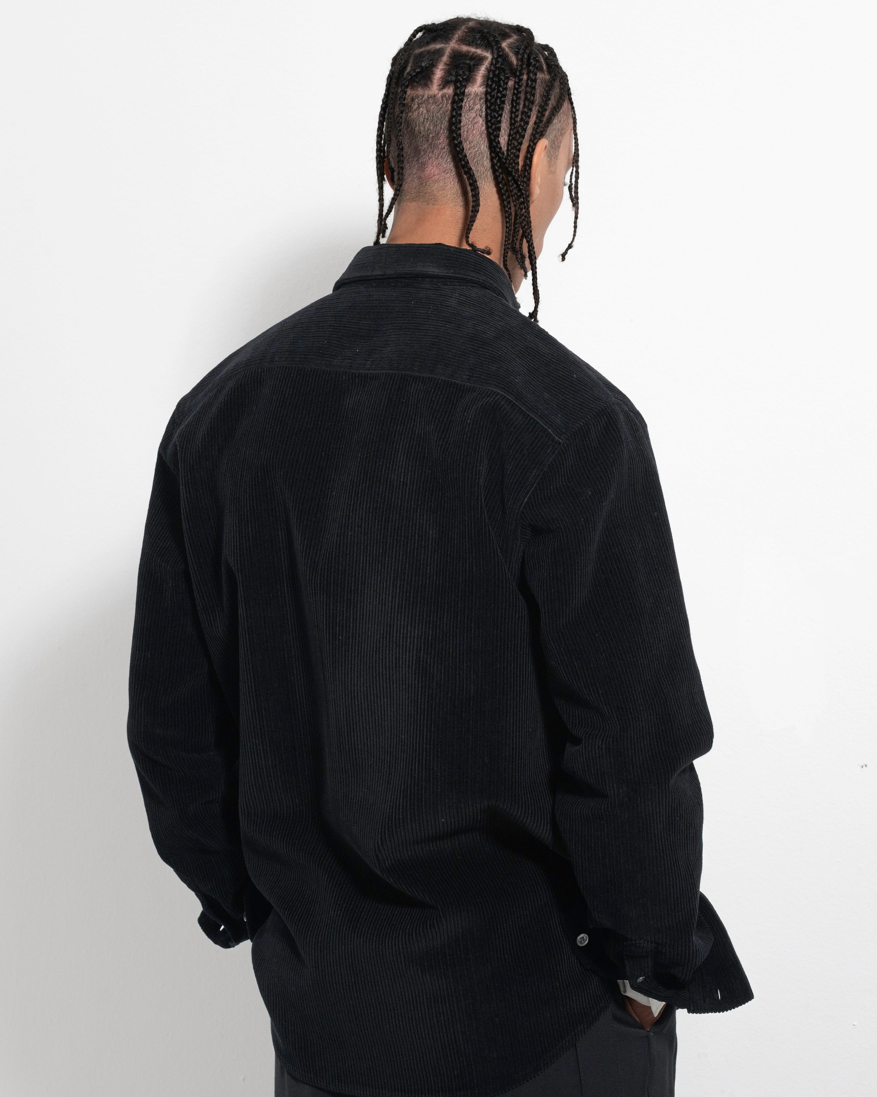 Heavy Cord Shirt - Black