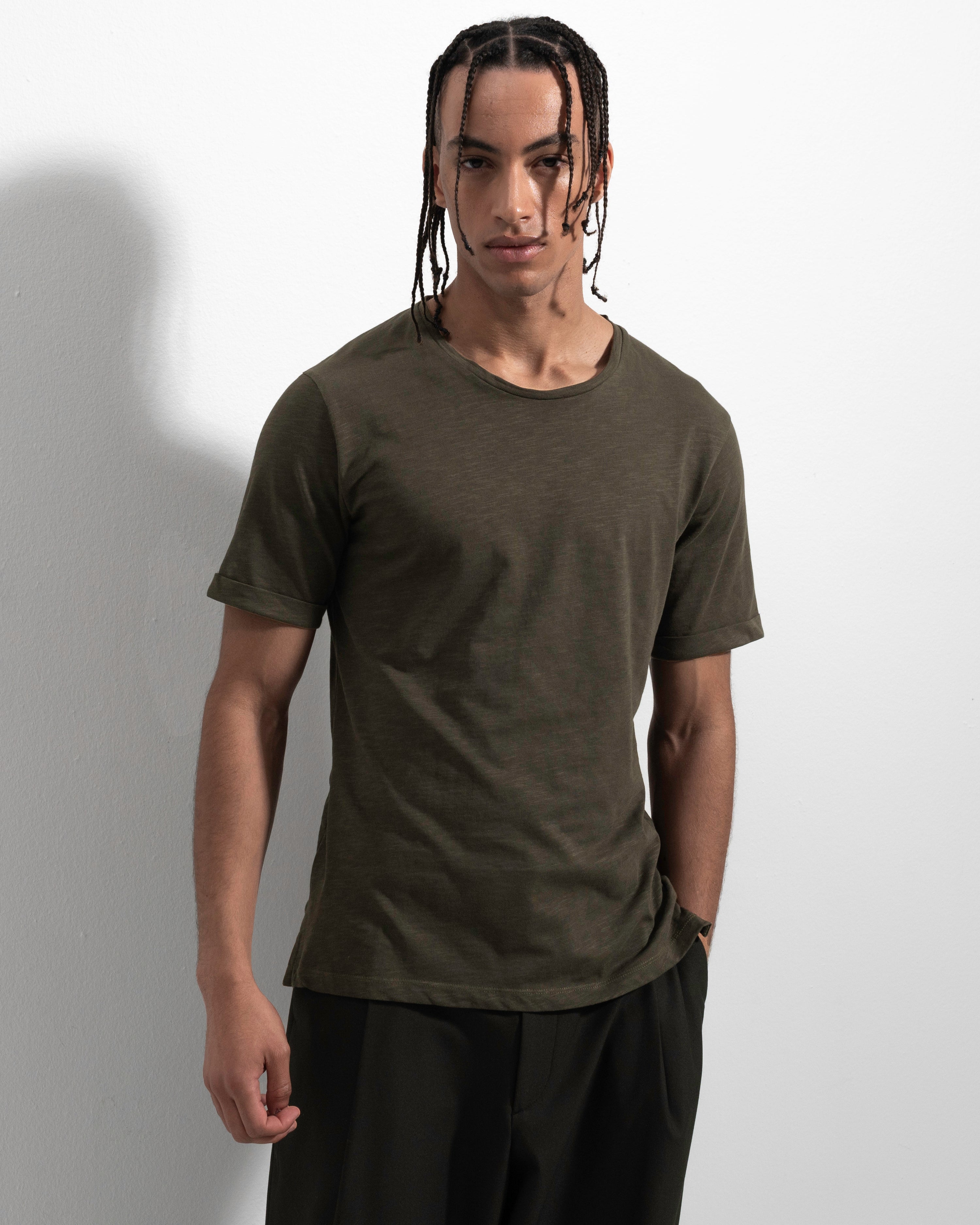 Core Tee - Dark Olive Green