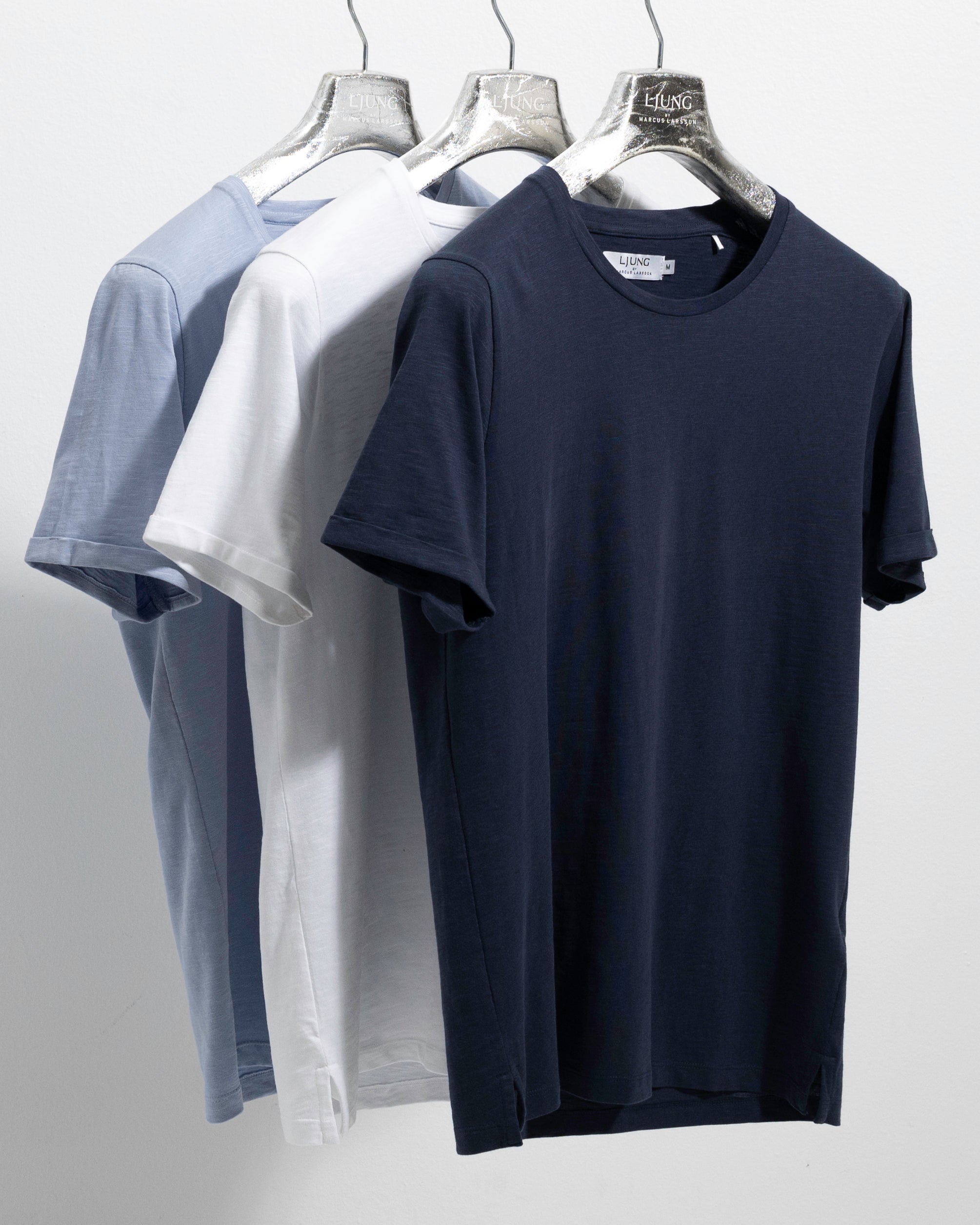 Core Tee 3 Pack - Ice Blue/ White/ Dusty Blue