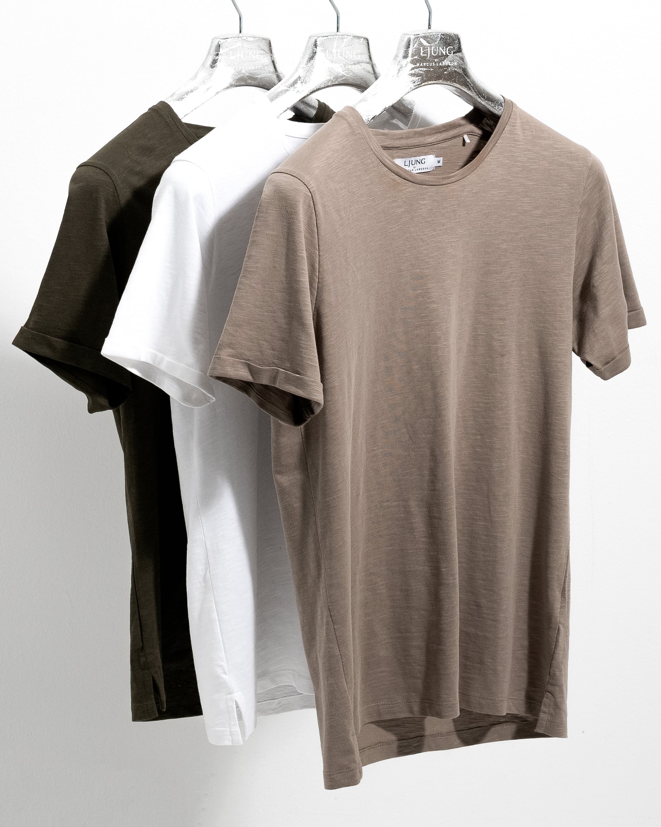 Core Tee 3 Pack - Dark Olive Green/ White/ Clay