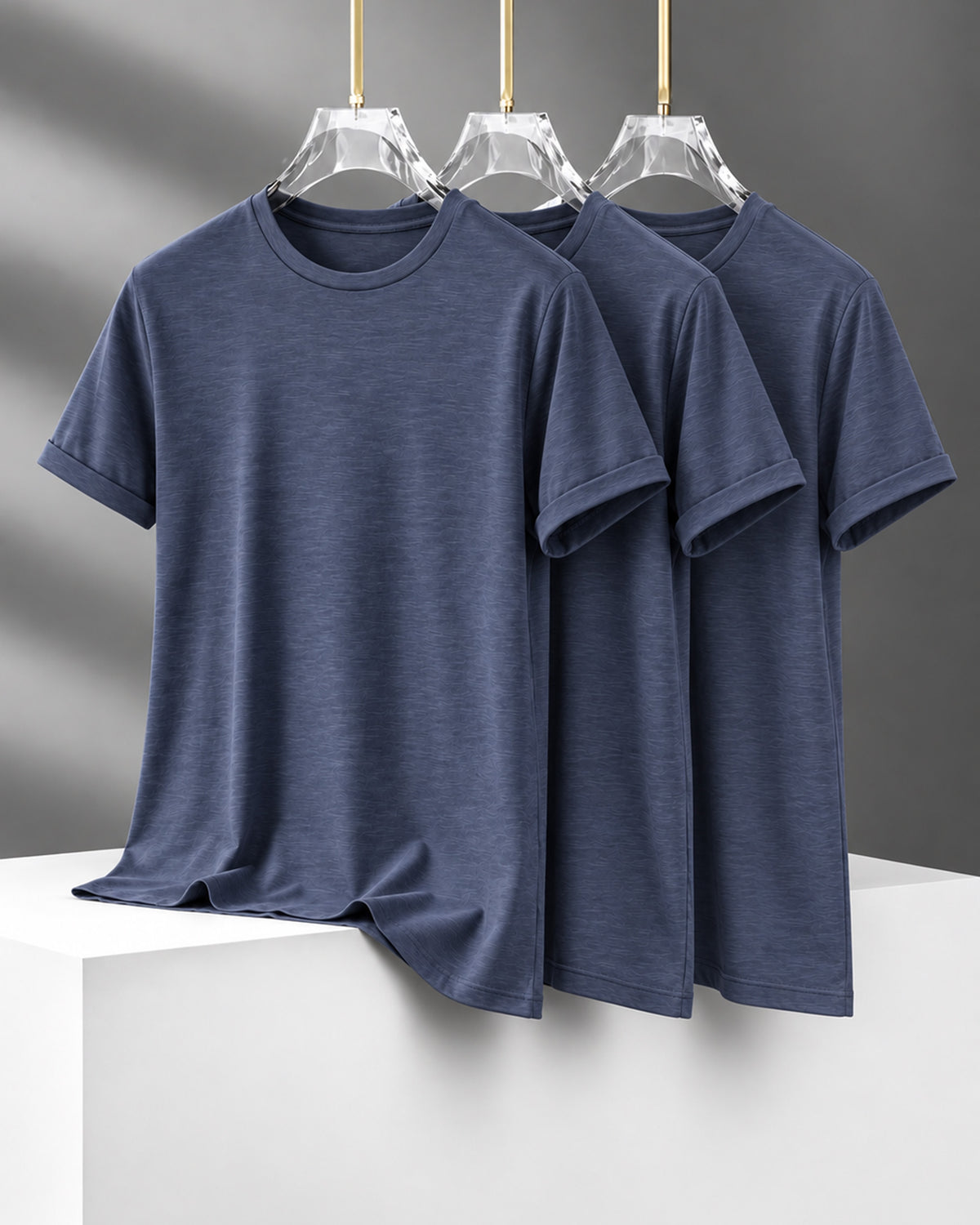 Core Tee 3 Pack - Dusty Blue