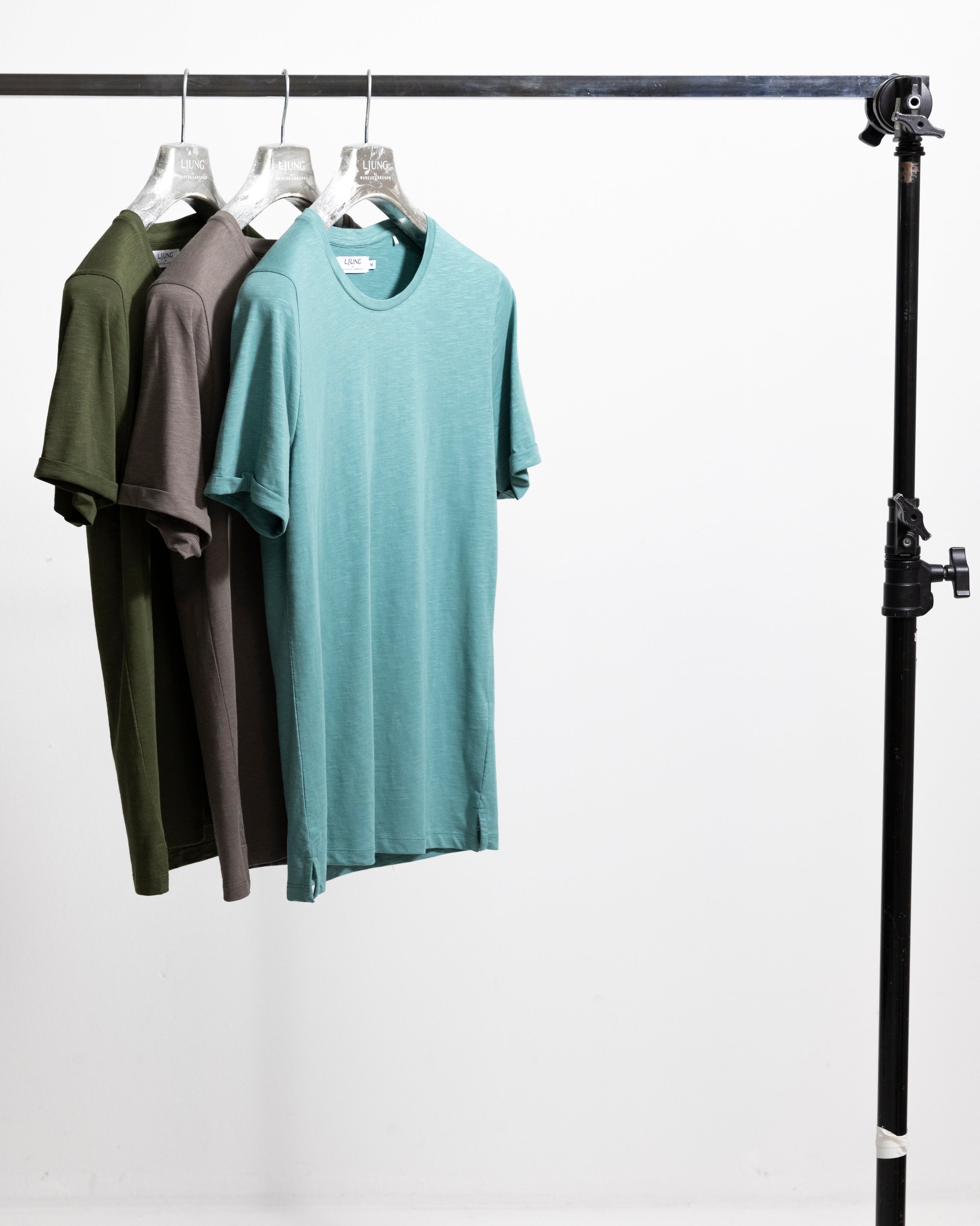 Core Tee 3 Pack - Leaf Green/ Mud Green/ Deep Sea-Ljung by Marcus Larsson