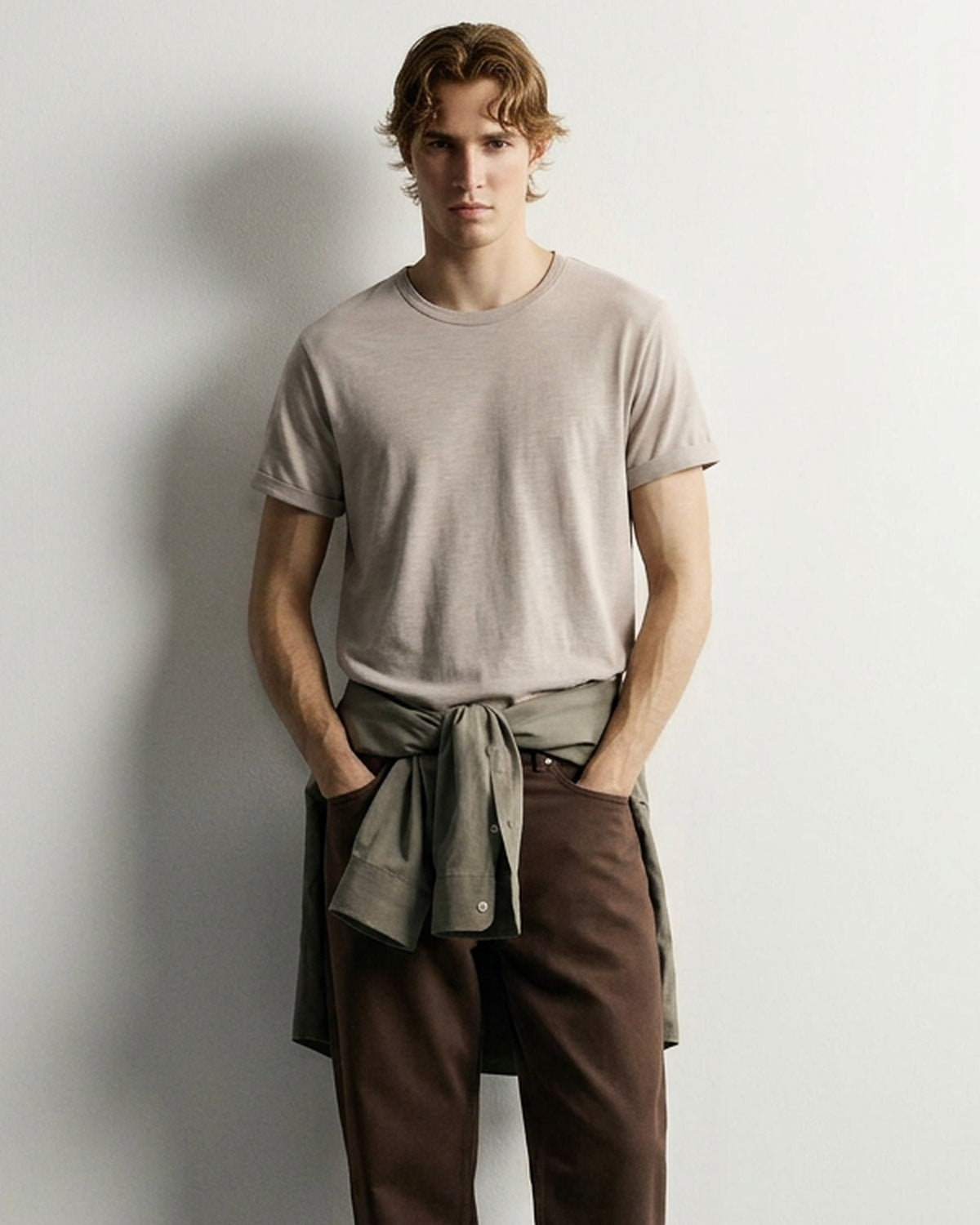 Core Tee - Lt Clay